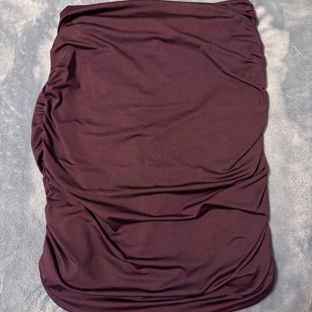 Amazon Scrunched High-Waisted Bodycon Skirt